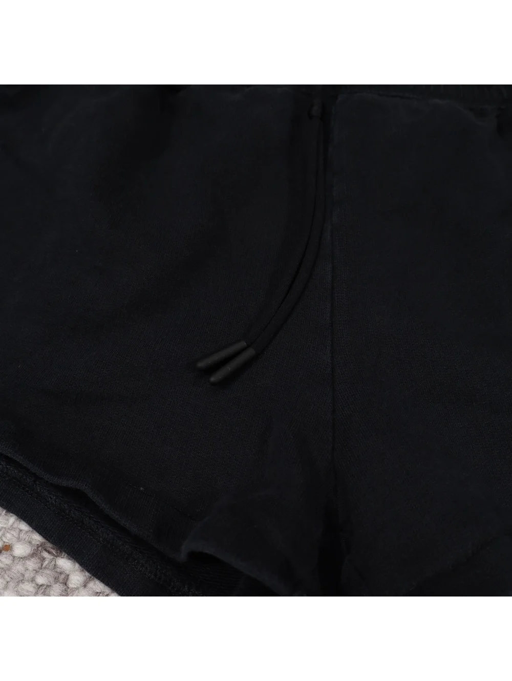 Gymshark Fitness Black Sweat Shorts Womens XS Drawstring Lounge Athletic